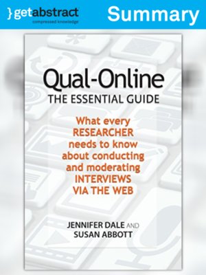 cover image of Qual-Online: The Essential Guide (Summary)